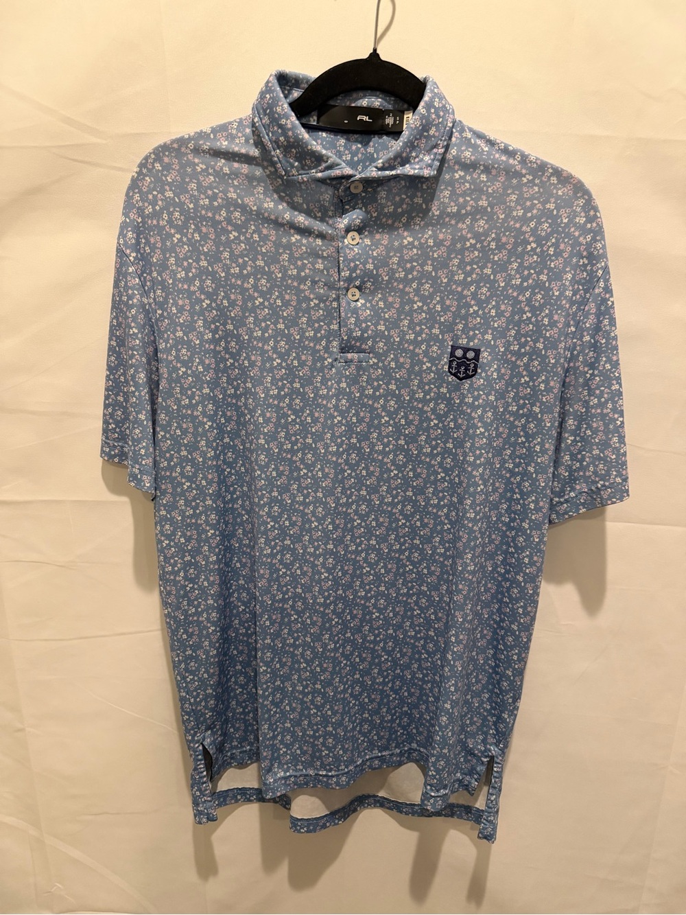 Ralph Lauren floral performance polo size small.golf,preppy,casual,coastal